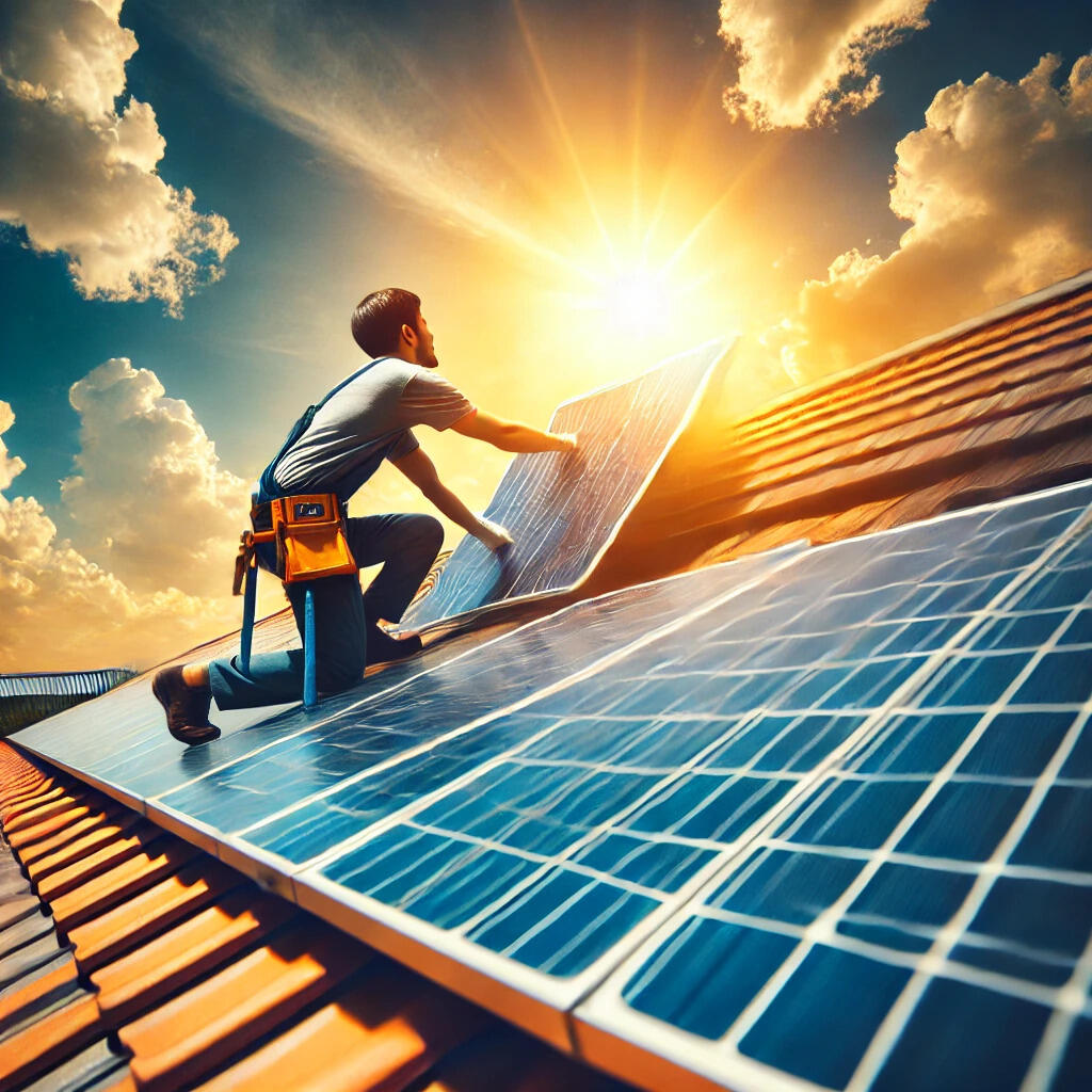 Zonnepanelen plaatsen